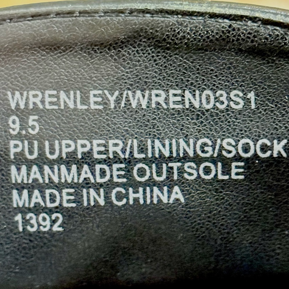 Steve Madden Black Croc Embossed Wrenley Flatform Shoe Size 9.5 - Picture 7 of 7